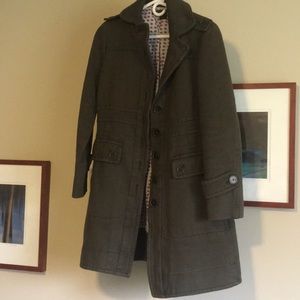 Marc Jacobs | Olive Green long coat size Small